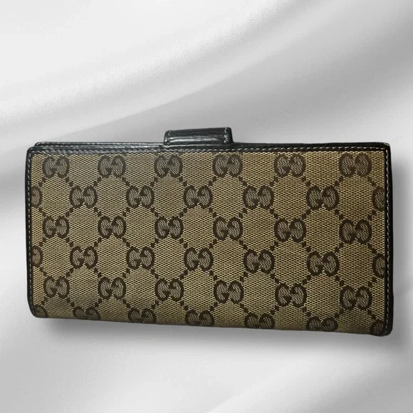Gucci GG canvas/leather‎ wallet Wallets
